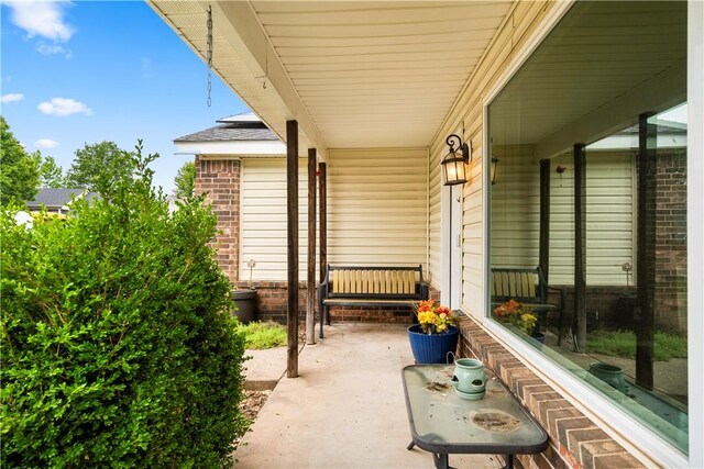 view of patio / terrace featuring a porch