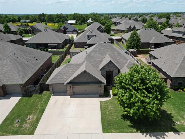 5708 S 60th Pl, Rogers, AR 72758 - aerial perspective of suburban area
