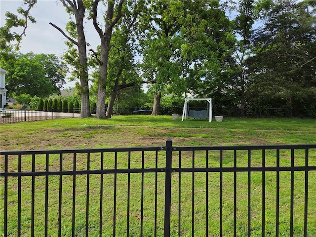 2630 N Gulley Grove Cir, Fayetteville, AR 72703 - view of yard featuring an area for sports and fence