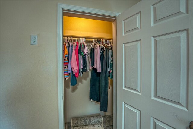 view of closet