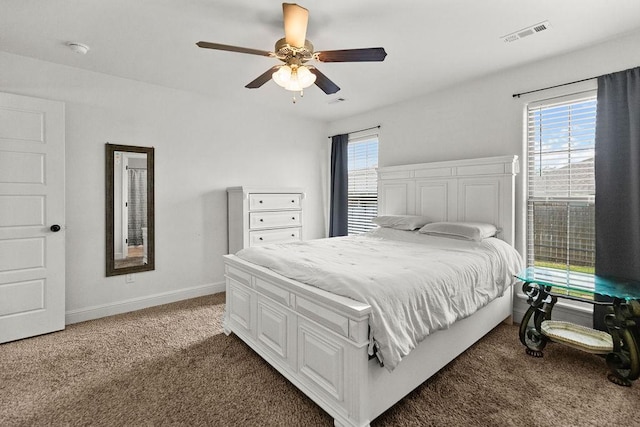6005 Sherman St, Bentonville, AR 72713 - bedroom featuring carpet floors, baseboards, and a ceiling fan