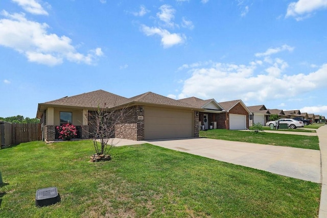 6005 Sherman St, Bentonville, AR 72713 - single story home with brick siding, a garage, and driveway