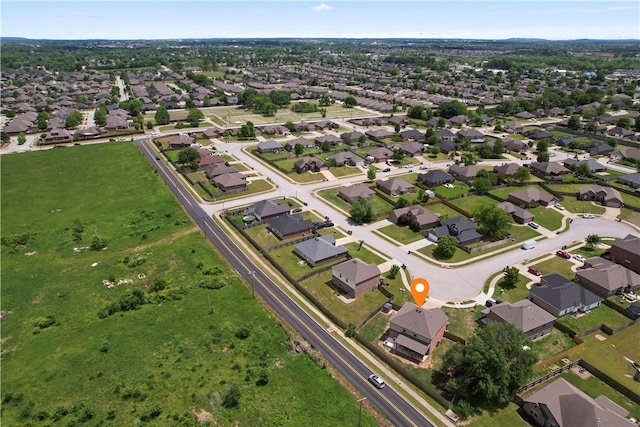 4208 SW Fieldstone Blvd, Bentonville, AR 72712 - aerial overview of property's location featuring nearby suburban area