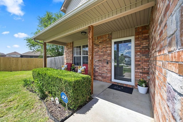 4208 SW Fieldstone Blvd, Bentonville, AR 72712 - property entrance featuring brick siding and a porch