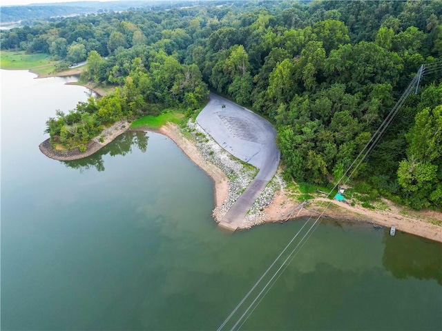 18322 Oakridge Rd, Springdale, AR 72764 - drone / aerial view of a large body of water and a forest