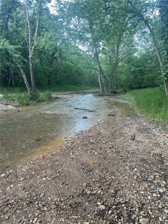 14210 Lake Point Dr, Lowell, AR 72745 - water view featuring a heavily wooded area