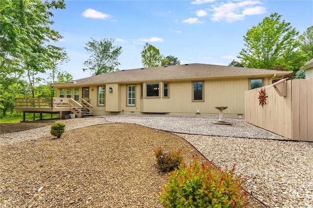 12 Luncarty Ln, Bella Vista, AR 72715 - back of property featuring a deck and a patio