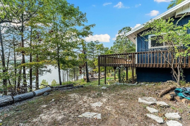 9211 Larue Rd, Rogers, AR 72756 - view of yard featuring a deck