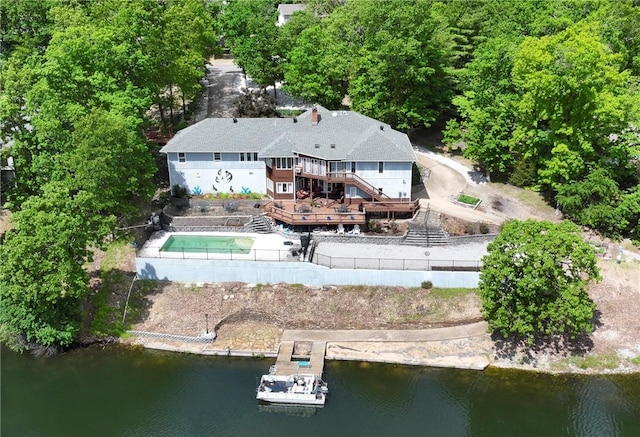 30 Brittany Ln, Bella Vista, AR 72714 - view of subject property with a nearby body of water