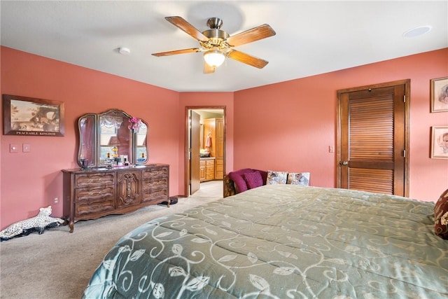 30 Brittany Ln, Bella Vista, AR 72714 - carpeted bedroom featuring ceiling fan