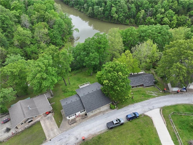 22058 Dogwood Cir, Springdale, AR 72764 - drone / aerial view of a nearby body of water