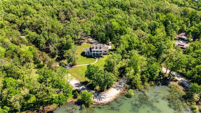 9696 Fuller Rd, Rogers, AR 72756 - drone / aerial view of a heavily wooded area