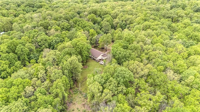 17155 Deer Park Ln, Pea Ridge, AR 72751 - view from above of property with a forest