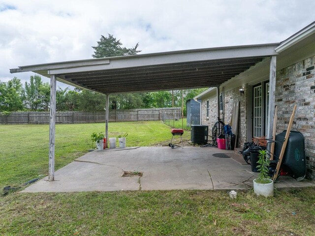 1503 Bugscuffle, Lavaca, AR 72941 - view of patio / terrace featuring cooling unit