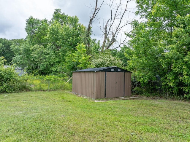 1503 Bugscuffle, Lavaca, AR 72941 - view of yard with a shed and an outbuilding