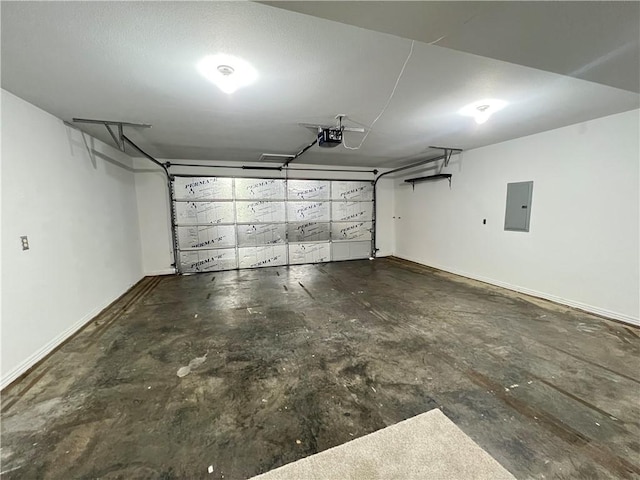 3703 Hansom Loop, Bentonville, AR 72712 - garage with a garage door opener, electric panel, and baseboards