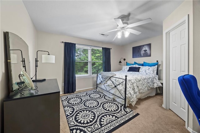 14156 Rolling Hills Dr, Bentonville, AR 72712 - bedroom featuring carpet floors, ceiling fan, and baseboards