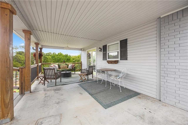 14156 Rolling Hills Dr, Bentonville, AR 72712 - view of patio with an outdoor hangout area