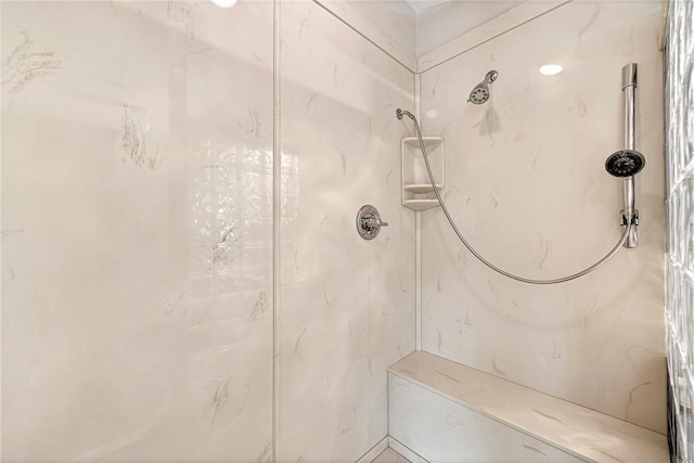 20916 Slate Gap Rd, Garfield, AR 72732 - full bathroom with a marble finish shower