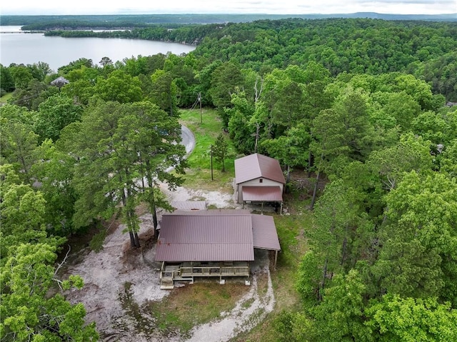 17278 Timberlake Trl, Rogers, AR 72756 - view from above of property with a nearby body of water
