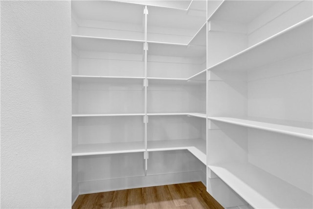 view of storage area