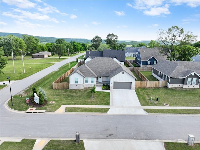 aerial view of property and surrounding area