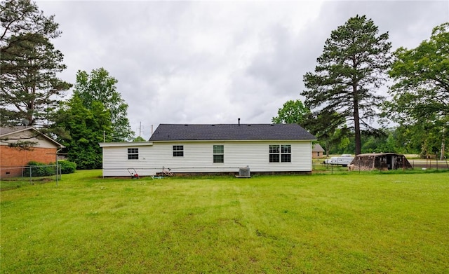 1014 Alma Ave, Mulberry, AR 72947 - rear view of property with central AC unit