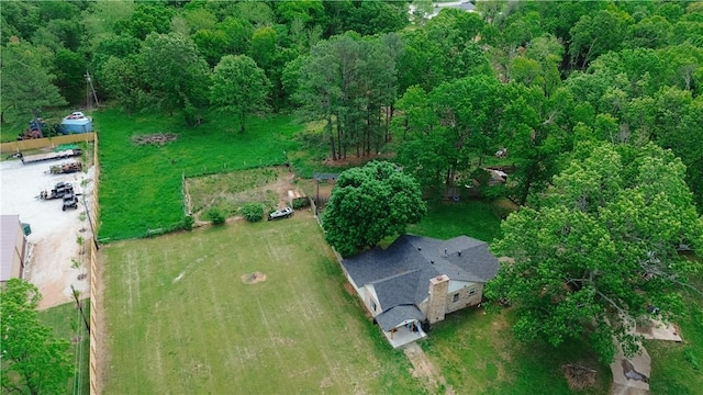 aerial view of property's location