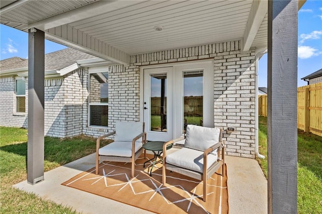 449 Hall St, West Fork, AR 72774 - view of patio featuring fence