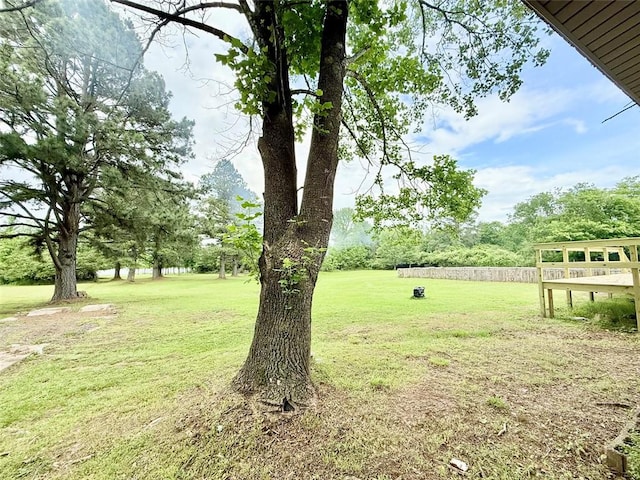 10098 Bayview Rd, Dardanelle, AR 72834 - view of grassy yard featuring view of scattered trees