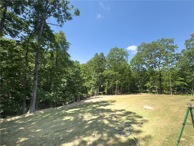 3 Berkshire Dr, Bella Vista, AR 72714 - view of grassy yard with a wooded view