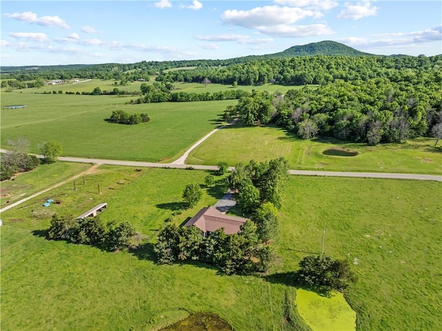 3277 Bellefonte Rd, Harrison, AR 72601 - aerial view of sparsely populated area with a mountainous background