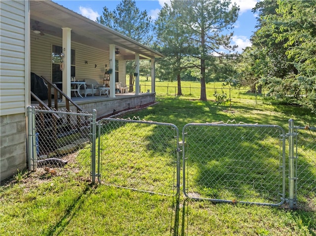 3277 Bellefonte Rd, Harrison, AR 72601 - view of yard featuring a gate
