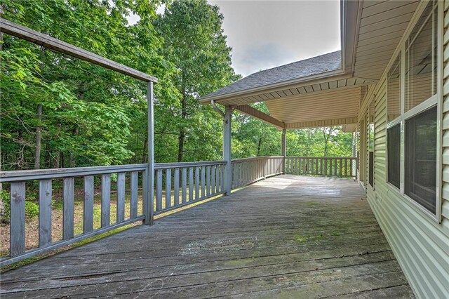 21 Sidlaw Hills Dr, Bella Vista, AR 72715 - view of wooden deck