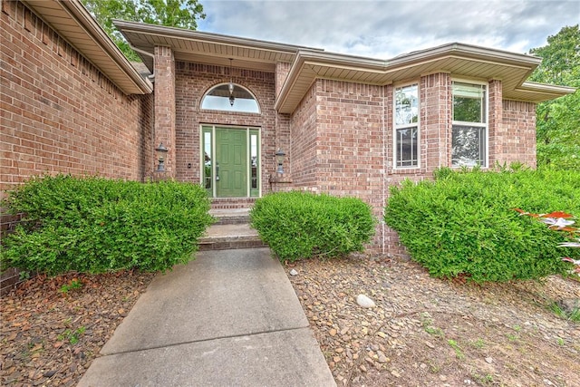 21 Sidlaw Hills Dr, Bella Vista, AR 72715 - doorway to property with brick siding