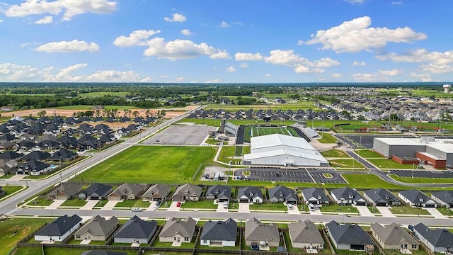 aerial perspective of suburban area