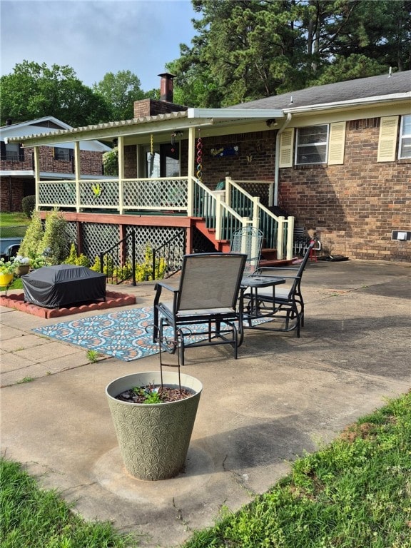 view of patio
