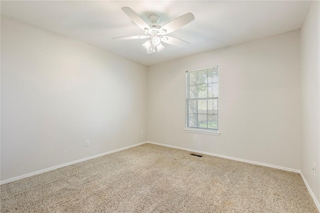 655 Bloomfield St, Gentry, AR 72734 - carpeted spare room featuring a ceiling fan and baseboards