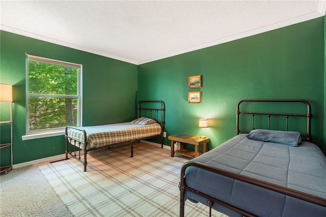 10 Forfar Cir, Bella Vista, AR 72715 - carpeted bedroom with crown molding and baseboards
