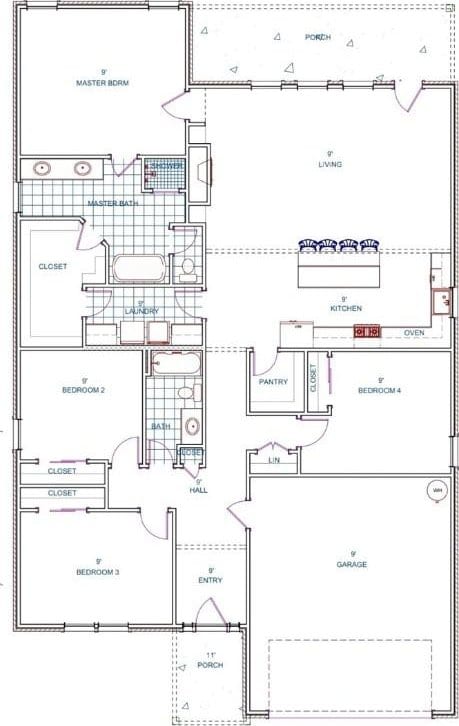 2308 Lexington St, Siloam Springs, AR 72761 - property floor plan
