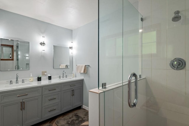 35 Kingshighway, Eureka Springs, AR 72632 - full bath with a shower stall and double vanity