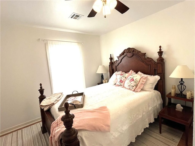 615 E Electric St, Rogers, AR 72756 - bedroom with baseboards and ceiling fan