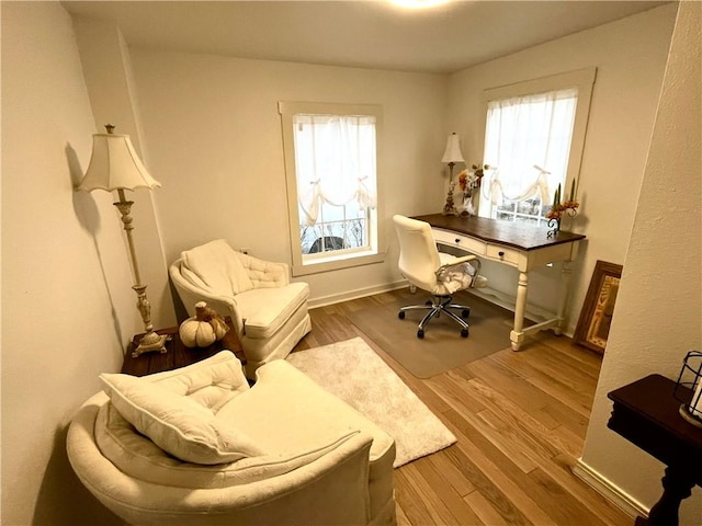 615 E Electric St, Rogers, AR 72756 - office with plenty of natural light and wood finished floors