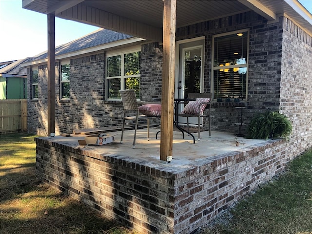 3279 Summer View Ave, Springdale, AR 72764 - view of patio featuring fence