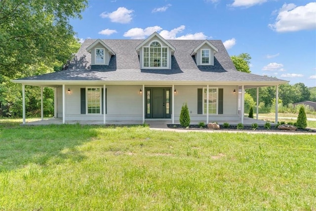 12391 Shamrock Rd, Farmington, AR 72730 - country-style home with covered porch and a front lawn