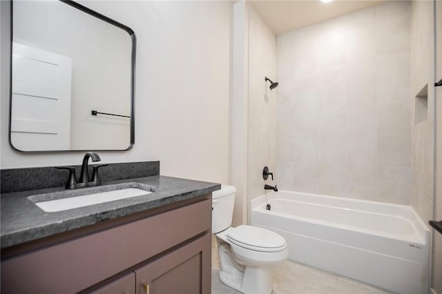 25 Lathrop Dr, Bella Vista, AR 72715 - full bathroom with toilet, vanity, and shower / washtub combination