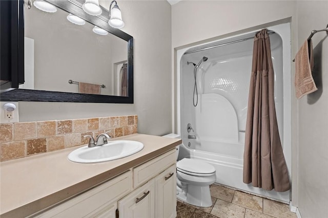 6 Rivercliff Rd, Rogers, AR 72756 - full bath with vanity, shower / bathtub combination with curtain, and tasteful backsplash
