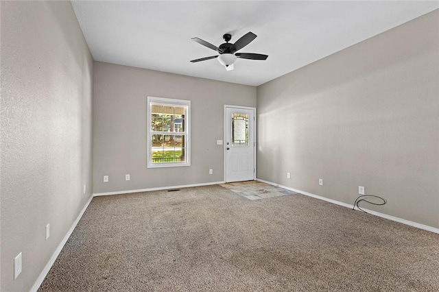 6 Rivercliff Rd, Rogers, AR 72756 - spare room featuring ceiling fan and carpet