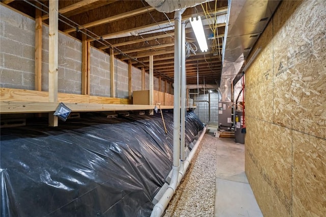 6 Rivercliff Rd, Rogers, AR 72756 - unfinished below grade area with heating unit