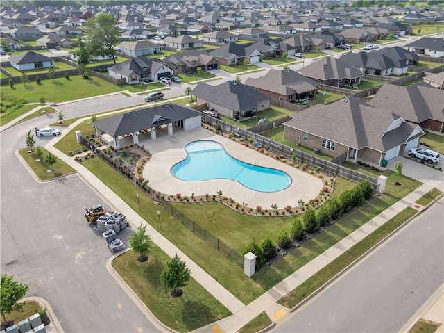 12 E Loveland Loop, Farmington, AR 72730 - aerial perspective of suburban area with a pool area